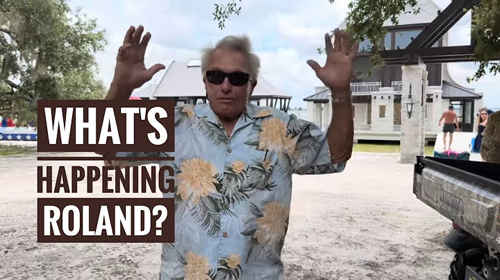 What’s Happening Roland?