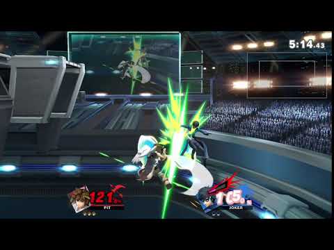 後ろから矢を射されるジョーカー【スマブラSP】