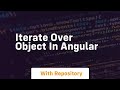iterate over object in angular