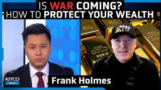 When war breaks out, own gold or Bitcoin? Frank Holmes predicts $3,000 for one of those