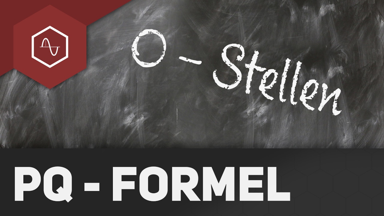 New Update Nullstellen einfach bestimmen - Beispiel pq-Formel