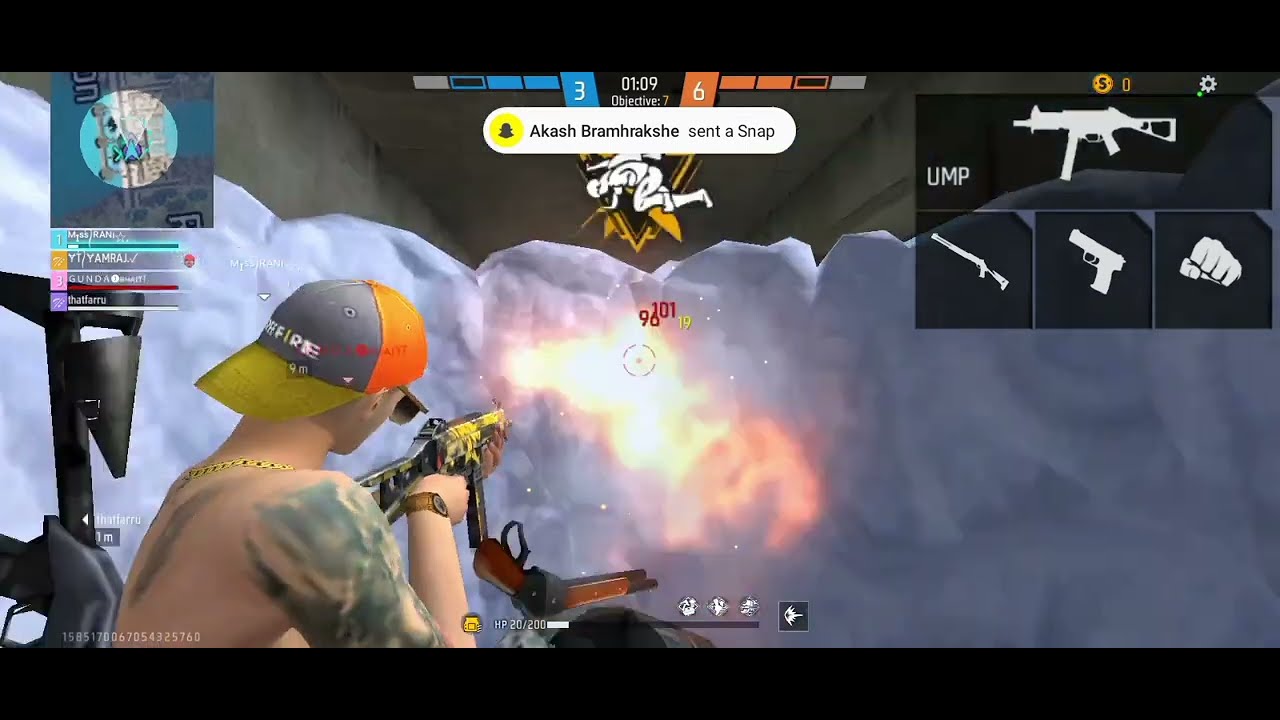 4 seconds &1 v 3 clutch free fire #shortvideo #shorts #viral - YouTube