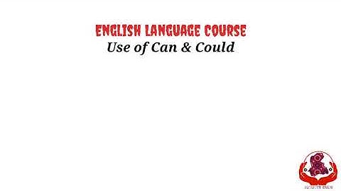 Lecture no.30 | Use of Can & Could | English Grammar in Sindhi