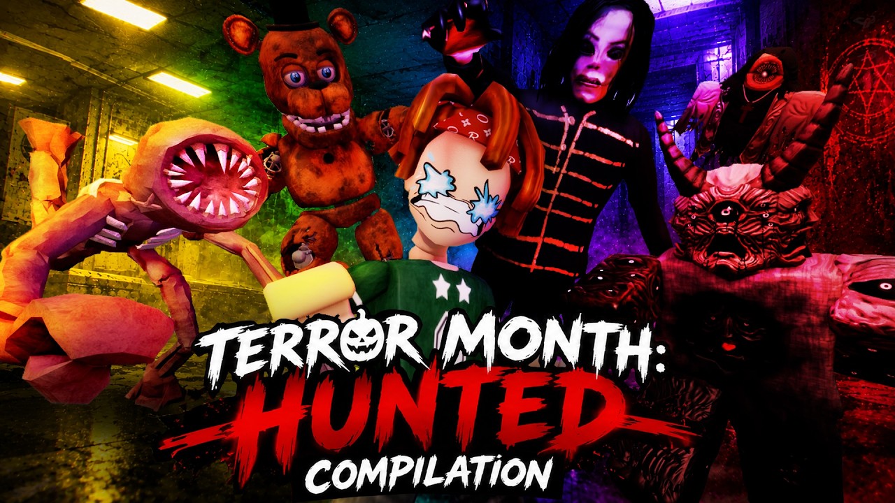 TERROR MONTH: NIGHTMARES COMPILATION 🎃👻 - ROBLOX FUNNY MOMENTS