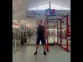 Asymetric militar press with object