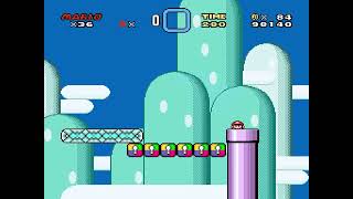 [TAS] SNES The 1st Annual Vanilla Level Design Contest: Compilation Hack "all exits, Dragon Coins...