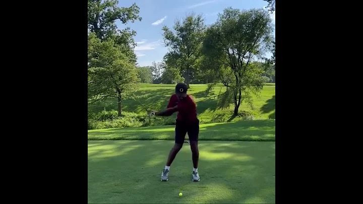 Swing from practice round for Bobby Bowers Tournam...