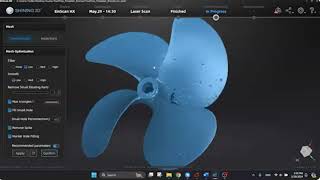 3D Scanning a Propeller: Alignment and Mesh