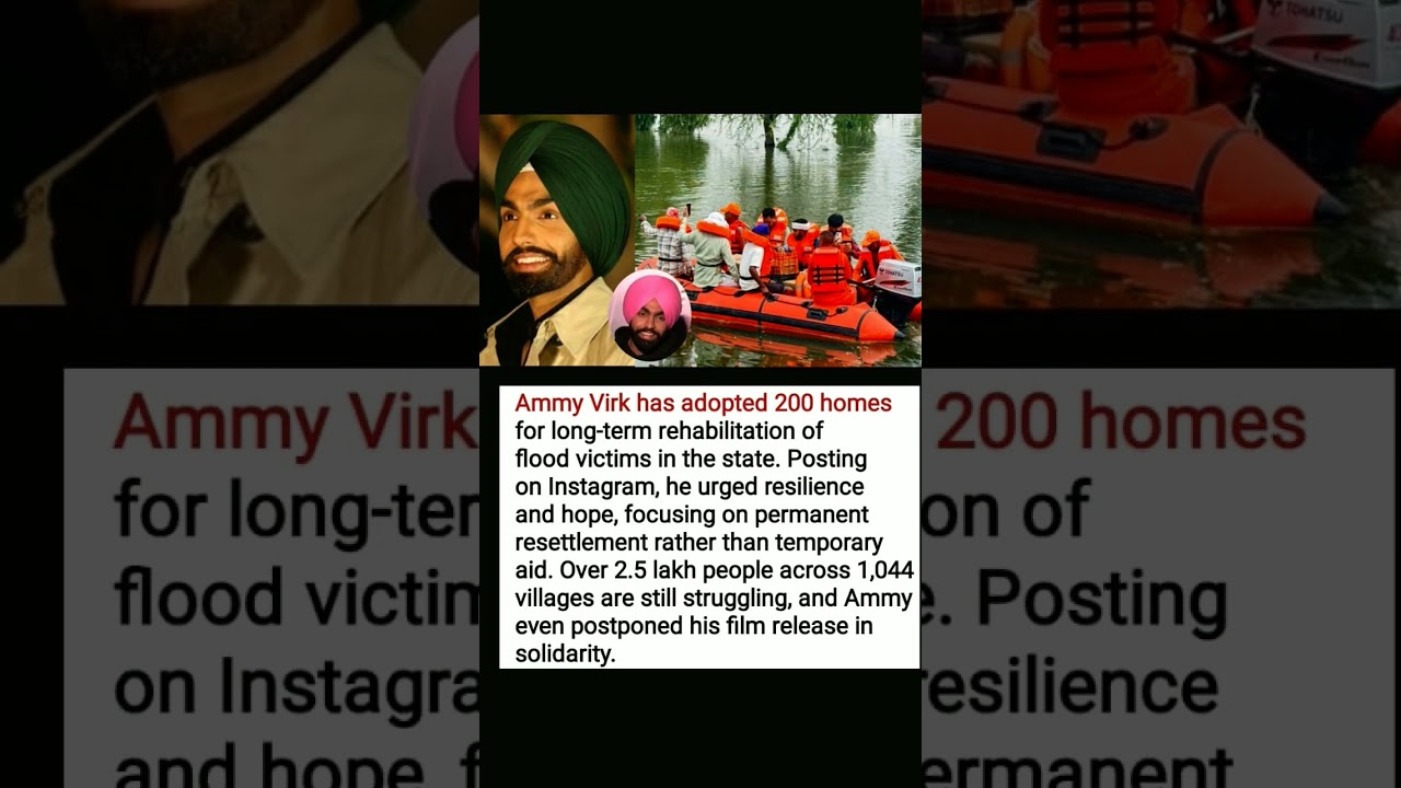 ammy virk visit in डूबता पंजाब ! 
