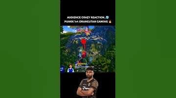 Audience Crazy Reaction By GodlPunkk 1v4 Orangutan Gaming🔥#jonathan #godlpunkk #bmsd2025 #bmsd