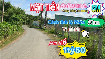 Đất Cần Giuộc.MT cộng đồng lộc trung.cách 835a 30m.đầu tư sinh lời cao  | Út Dừa #24