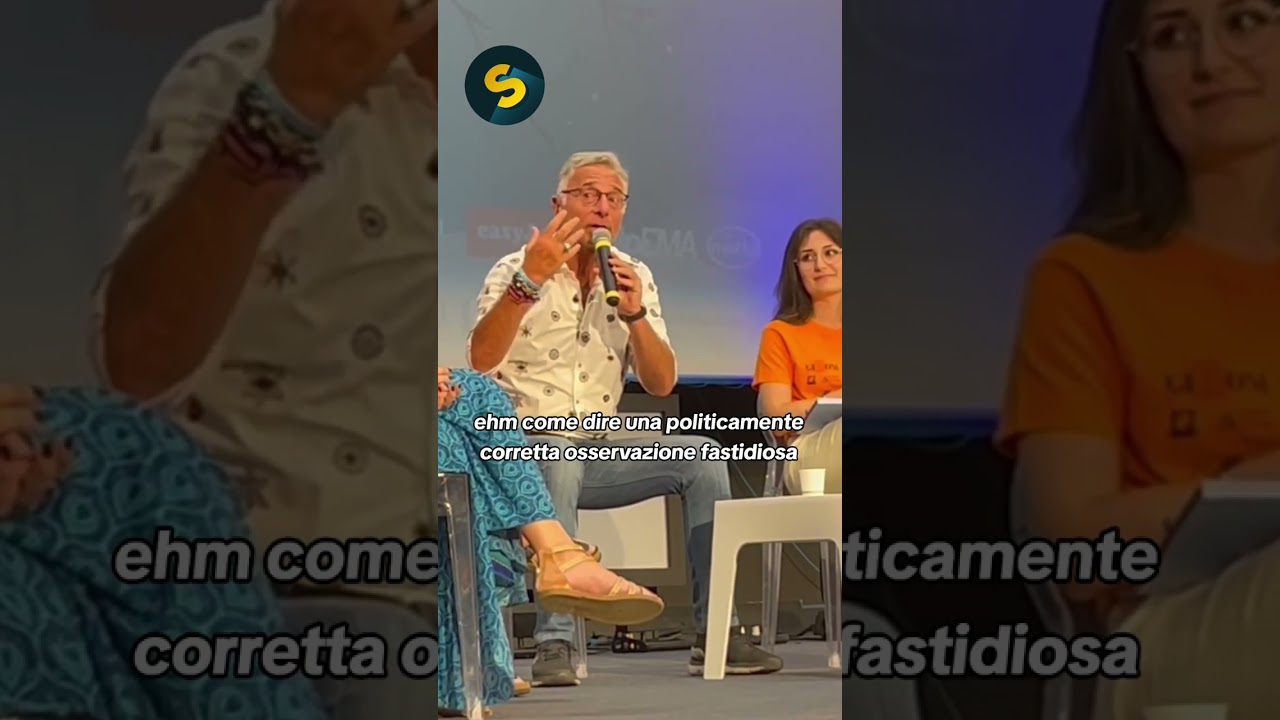 Paolo Bonolis ha spiegato perfettamente perché il politically correct è sbagliato al GIFFONI