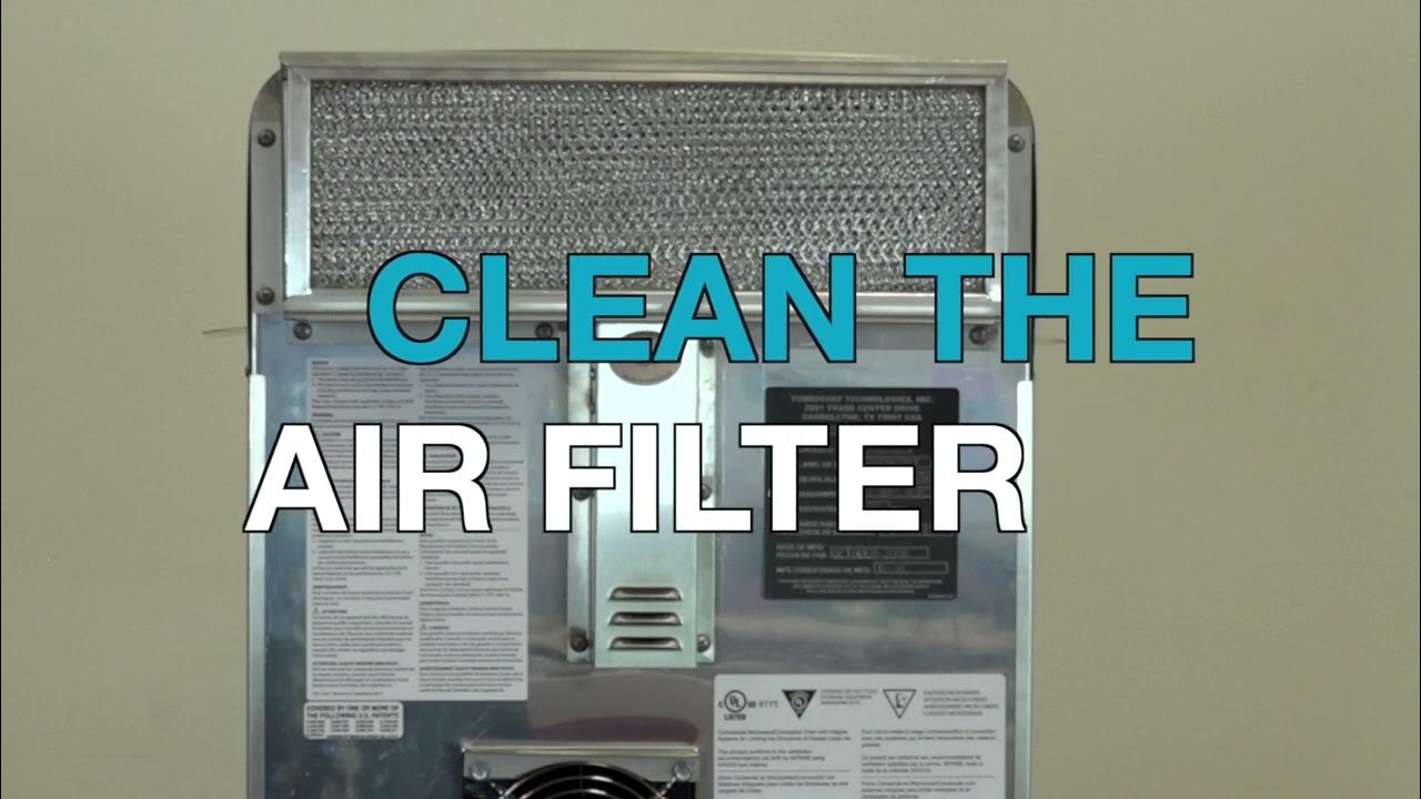 Turbochef cleaning instructions l Turbochef i1 YouTube