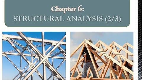 Statics - Lecture 17 Chapter 6 (2/3) - Structural Analysis