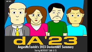 dA'23: AngusMcTavish's 2023 DeviantART Summary