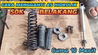 HOW TO REPLACE A BEAT HYDRAULIC SHOCK ASSEMBLY❗HOW TO REPLACE A REAR SHOCK ASSEMBLY THAT IS LEAKI...