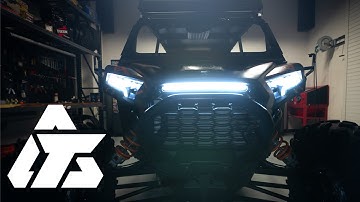 How To Install Tusk Front Center Accent & Turn Light | 24+ Polaris RZR XP/XP4 1000