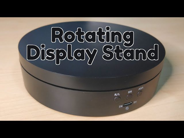 Rotating Display Stand / Electric Turntable - Unboxing and Review 