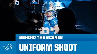 Detroit Lions new uniform shoot | Behind the scenes