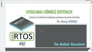 Stm32 Freertos Bellek Yönetimi Freertos Memory Management