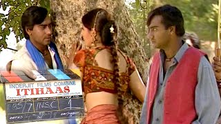 Ajay Devgn And Twinkle Khanna Shooting For Itihaas Song | Flashback Video 