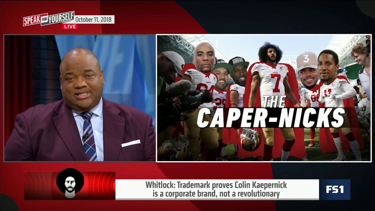 Whitlock: Trademark proves Colin Kaepernick is a corporate brand | Speak For Yourself 10/11/2018