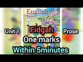 7th std English Eidgah in tamil | First term | Unit 1 Prose| book back answers | revision