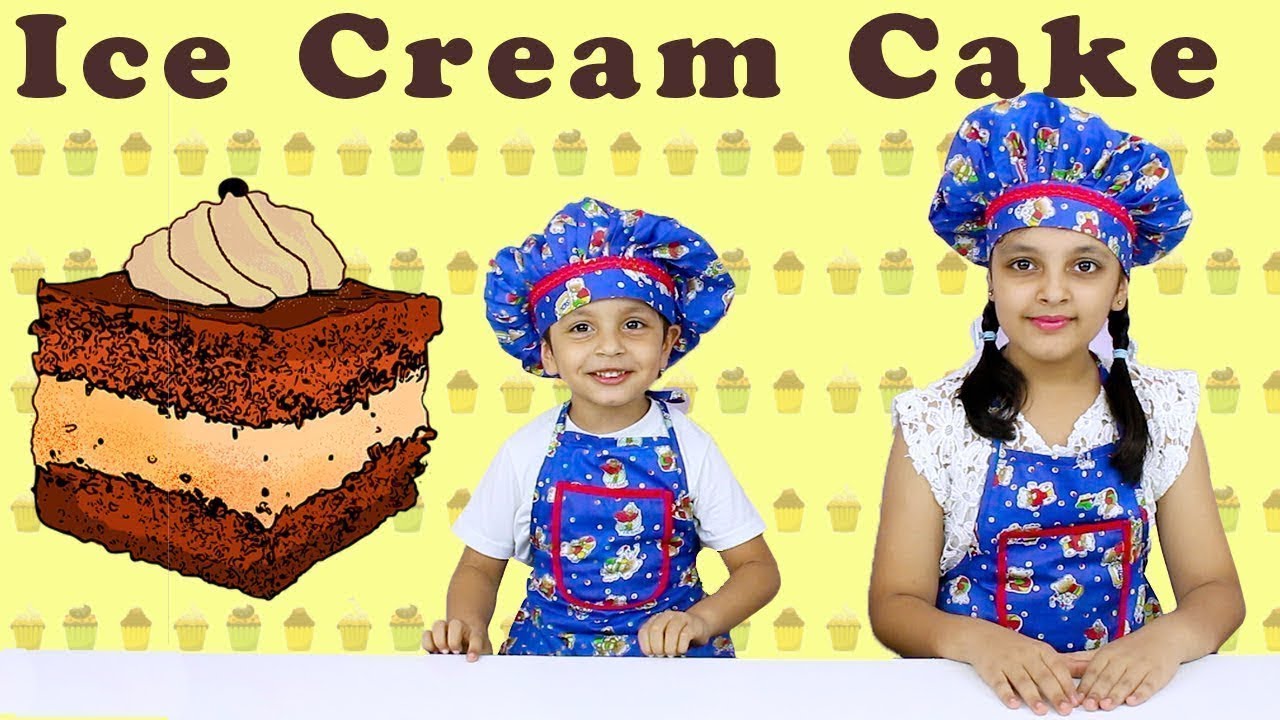 CHOCOLATE ICE CREAM CAKE Kids Cooking without fire चॉकलेट आइस क्रीम