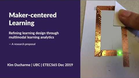 Maker-centered learning: Refining learning design through multimodal learning analytics