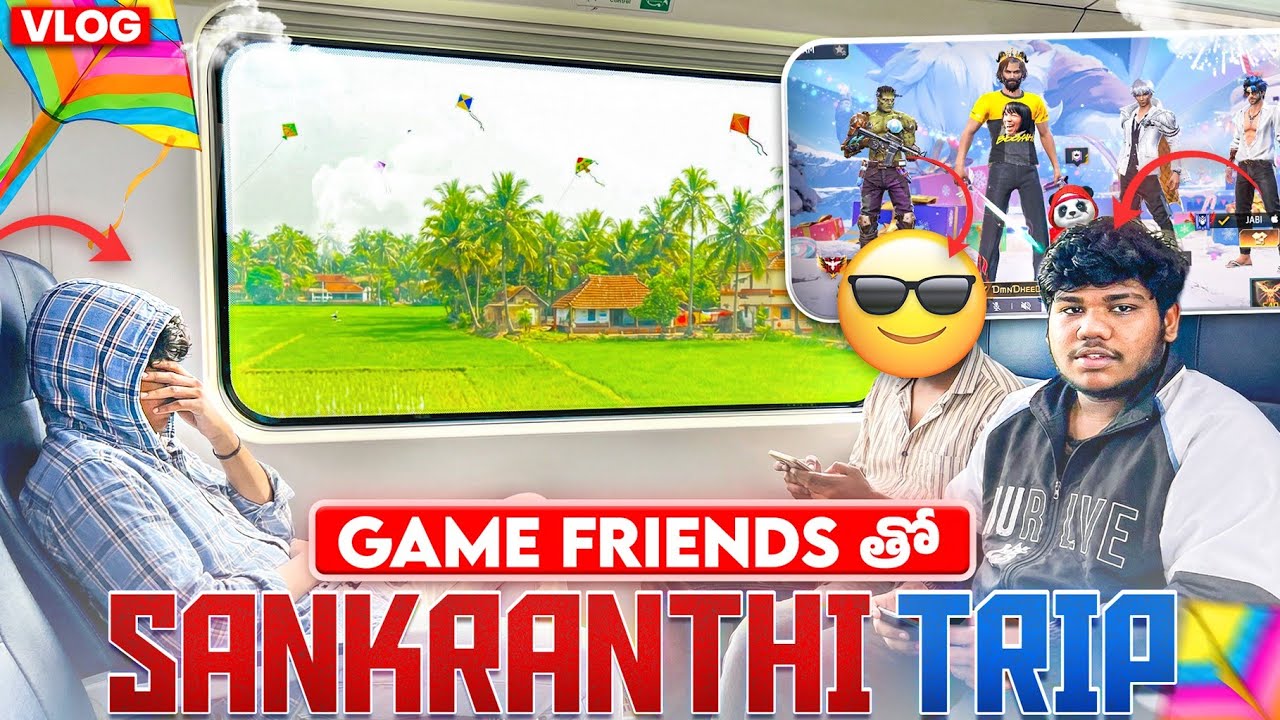 Sankranthi Trip with Game Friends | Crazy Travel Vlog 😎