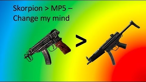 The Skorpion is better than MP5 | MWR PS4 Gameplay