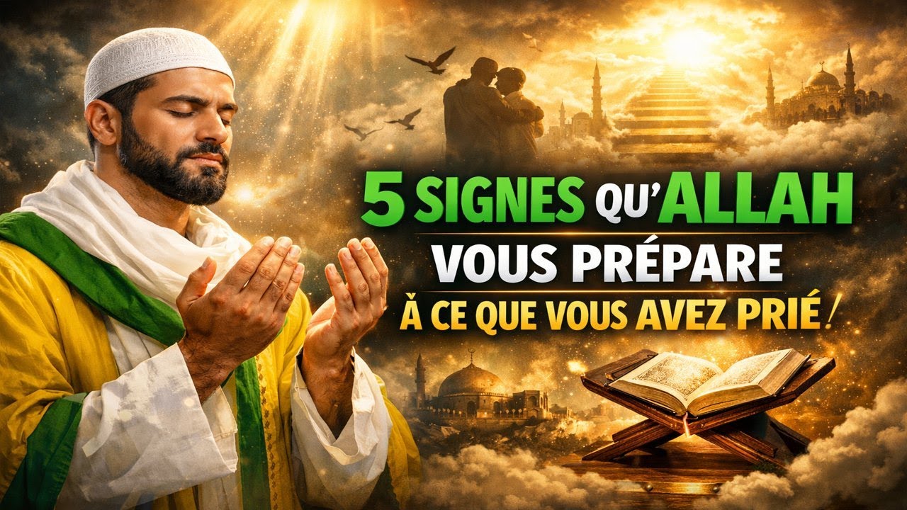 Allah vous prépare à ce que vous avez demandé — voici les signes: Allah agit pour vous