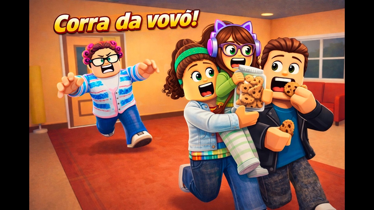 PEGANDO COOKIES DA VOVÓ! Tem que ser muito esperto e TOMAR MUITO CUIDADO COM ESSA VOVÓ!