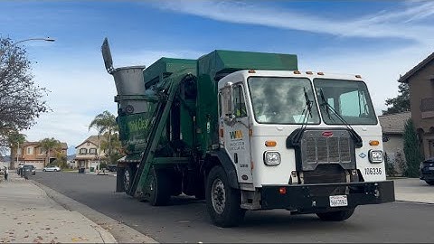 Waste Management CNG Peterbilt 520 Amrep ASL slammin’ recycle