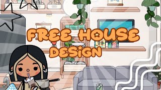FREE House design 🤎 toca boca house design * free to copy🤍￼