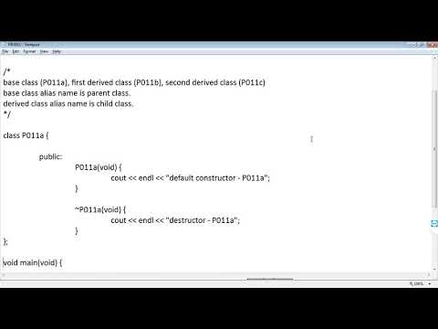 cpp. 009 example for inheritance, category hierarchical01