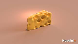 Melting Cheese - Houdini