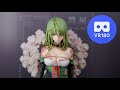 【3D VR180】-荼壹-コラボレーション 月季 鳴珂（ユエジー メイカ） フィギュアサンプル展示立体視