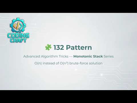 132 Pattern Solved in O(n) — The Power of Monotonic Stack