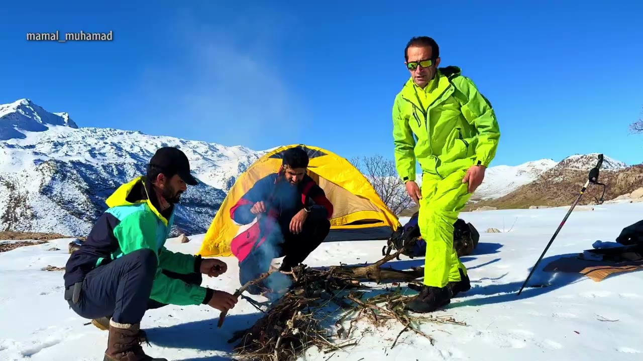 گەشتێت چیایی   #barzani #snow #dhoka 