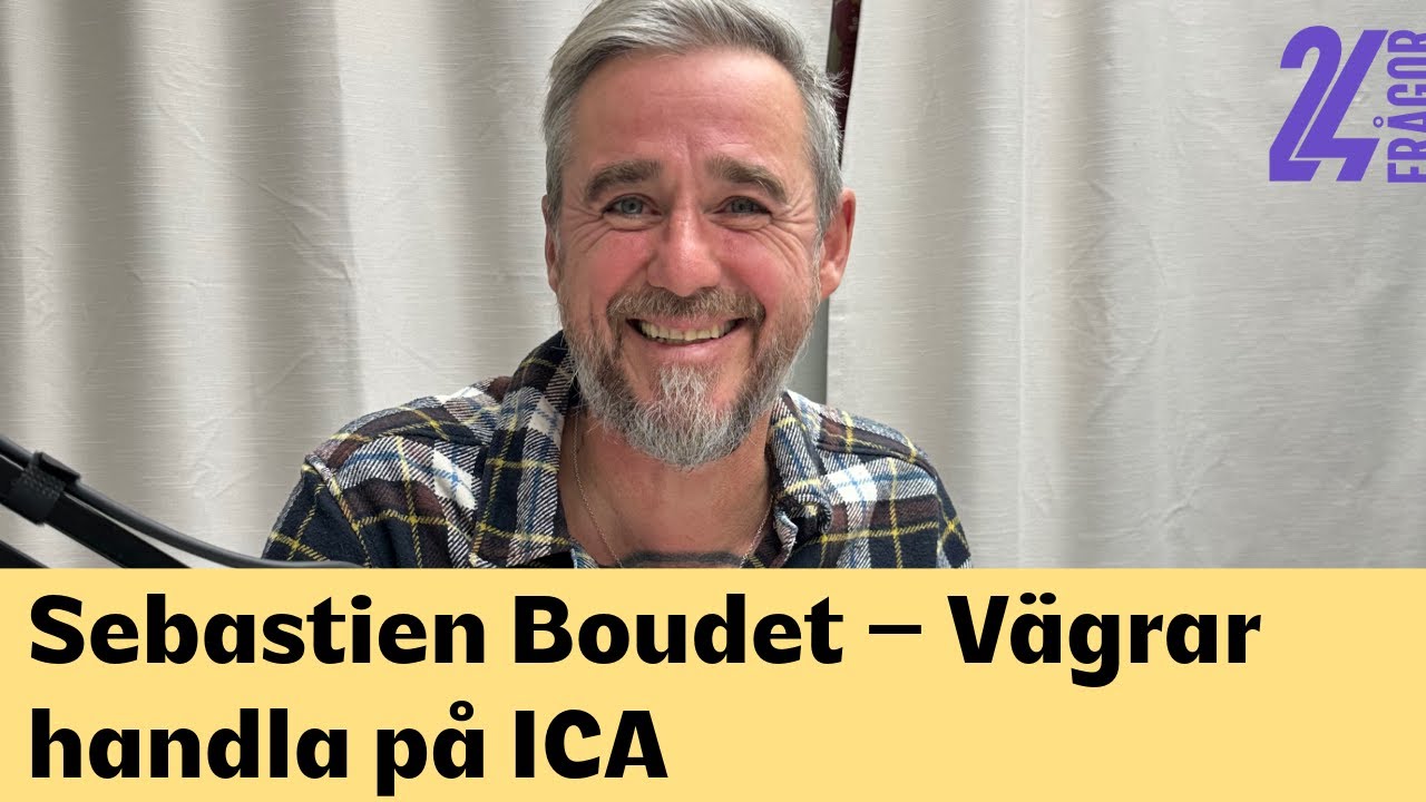 Sebastien Boudet – Vägrar handla på ICA och att ge sina barn matlåda till barnkalasen