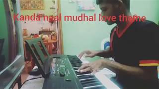 Video thumbnail of "Kanda Naal Mudhal piano cover"
