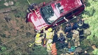 Man rescued after being trapped underneath his car in Chester County