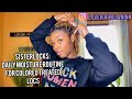 Sisterlocks: Daily Moisturizing Routine for Colored Treated Locs