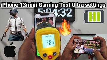 iPhone 13mini Full Gaming Battery Life Drain Test 2023 after iOS16.5 | Surprising Results!!