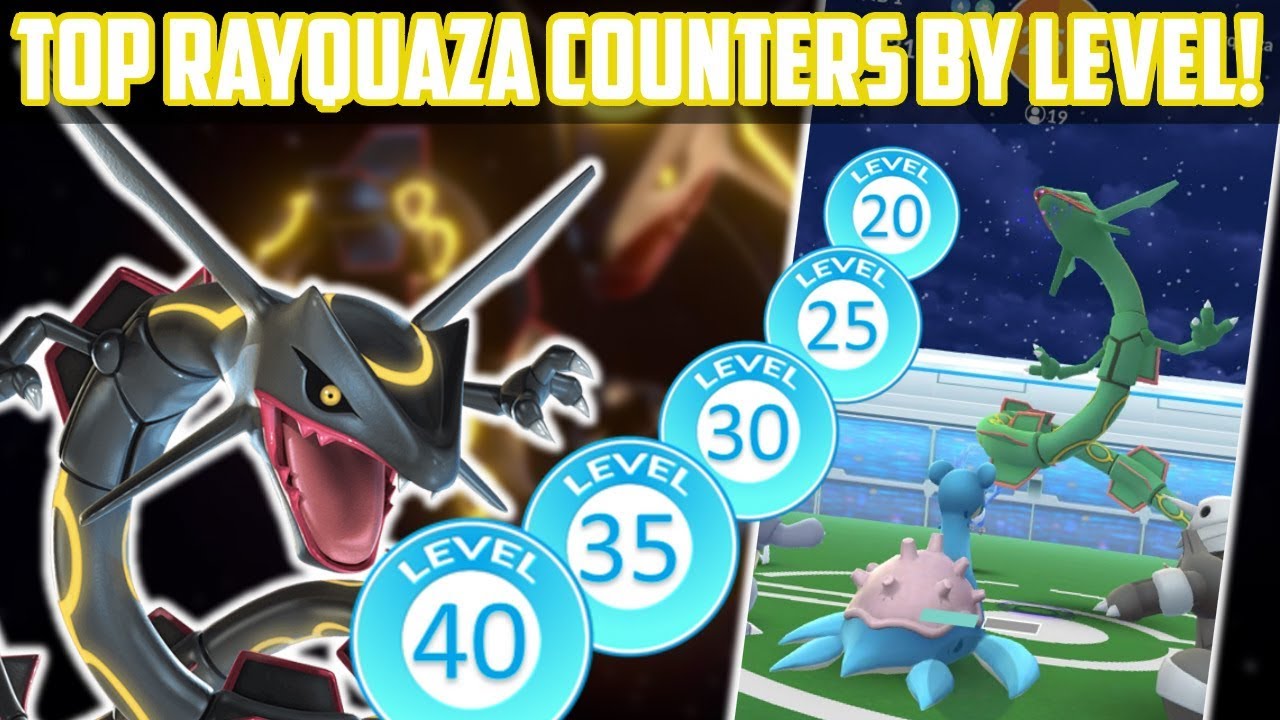 Rayquaza Counters Heat Map, Pokemon GO Hub