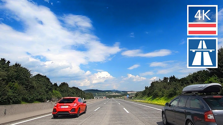 SALZBURG to VIENNA AUSTRIA 4K 🇦🇹 Autobahn A1 Car Driving No Music - Driving in Europe 4k Ultra HD