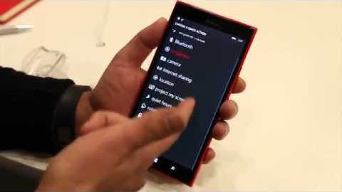 Nokia Lumia 1520 running Windows Phone 8.1