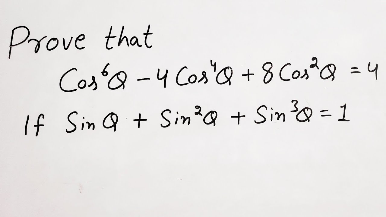 Prove That Cos 6A 4Cos 4A 8Cos 2A 4 If SinA Sin 2A Sin 3A 1 prove-that-cos-6a-4cos-4a-8cos-2a-4-if-sina-sin-2a-sin-3a-1