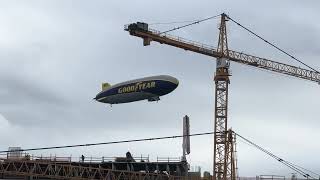 Goodyear Blimp on an Overcast Day
